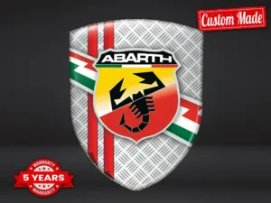 Fiat Abarth Autocollants Fenêtre Auto Tuning Qualité Robuste